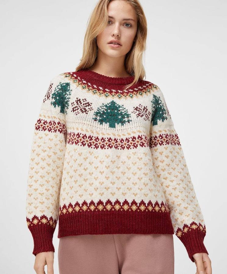 Jerseys navideños h&m online mujer